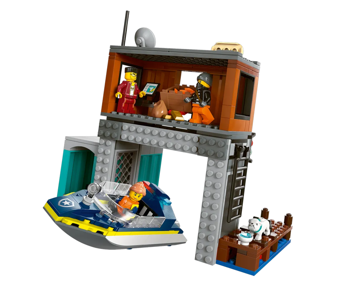 LEGO Police Speedboat and Crooks' Hideout (60417) - Bild 1