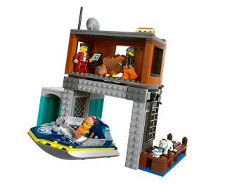 Police Speedboat and Crooks' Hideout de LEGO – photo du produit 3 sur 10
