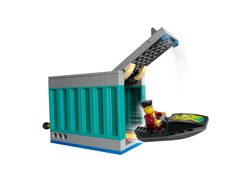Police Speedboat and Crooks' Hideout de LEGO – photo du produit 4 sur 10