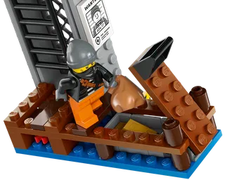 Police Speedboat and Crooks' Hideout de LEGO – photo du produit 5 sur 10