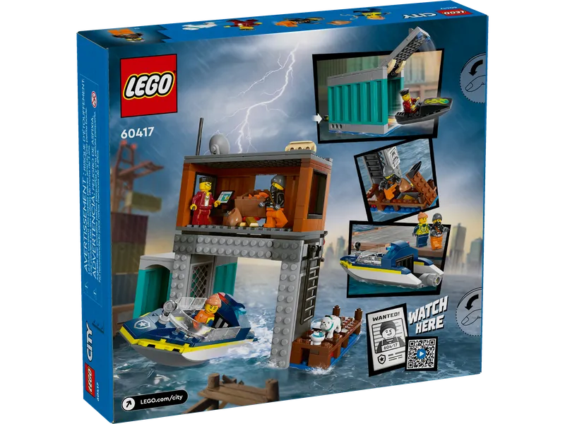 Police Speedboat and Crooks' Hideout de LEGO – photo du produit 7 sur 10