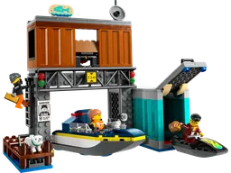 LEGO Police Speedboat and Crooks' Hideout (60417)