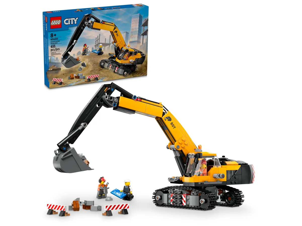 LEGO Yellow Construction Excavator (60420) - Bild 8
