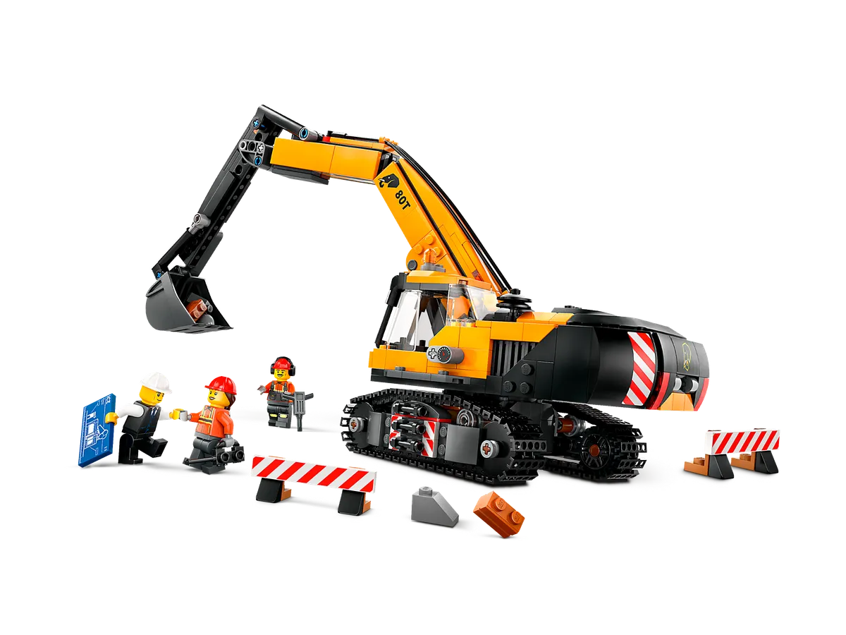 LEGO Yellow Construction Excavator (60420) - Bild 1