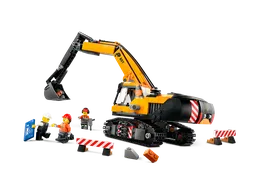 LEGO Yellow Construction Excavator (60420) - afbeelding 1