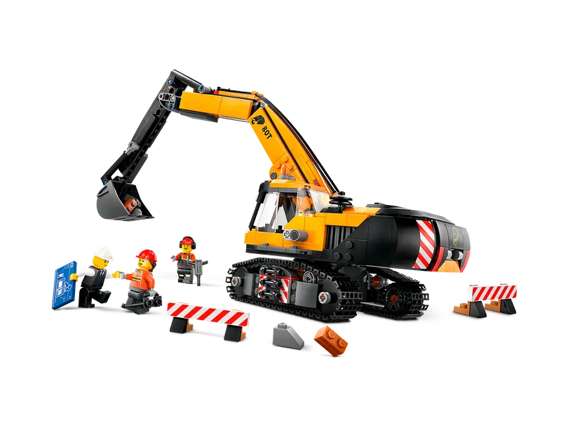 Yellow Construction Excavator de LEGO – photo du produit 2 sur 10