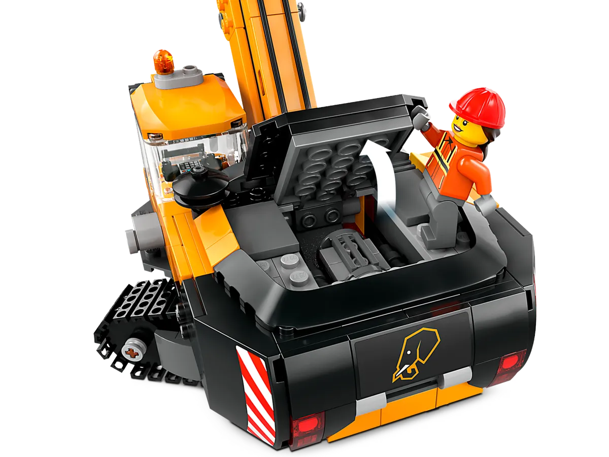 LEGO Yellow Construction Excavator (60420) - Bild 3