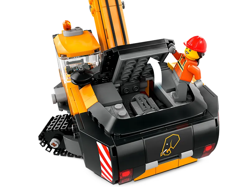 Yellow Construction Excavator de LEGO – photo du produit 4 sur 10