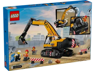 Yellow Construction Excavator de LEGO – photo du produit 10 sur 10