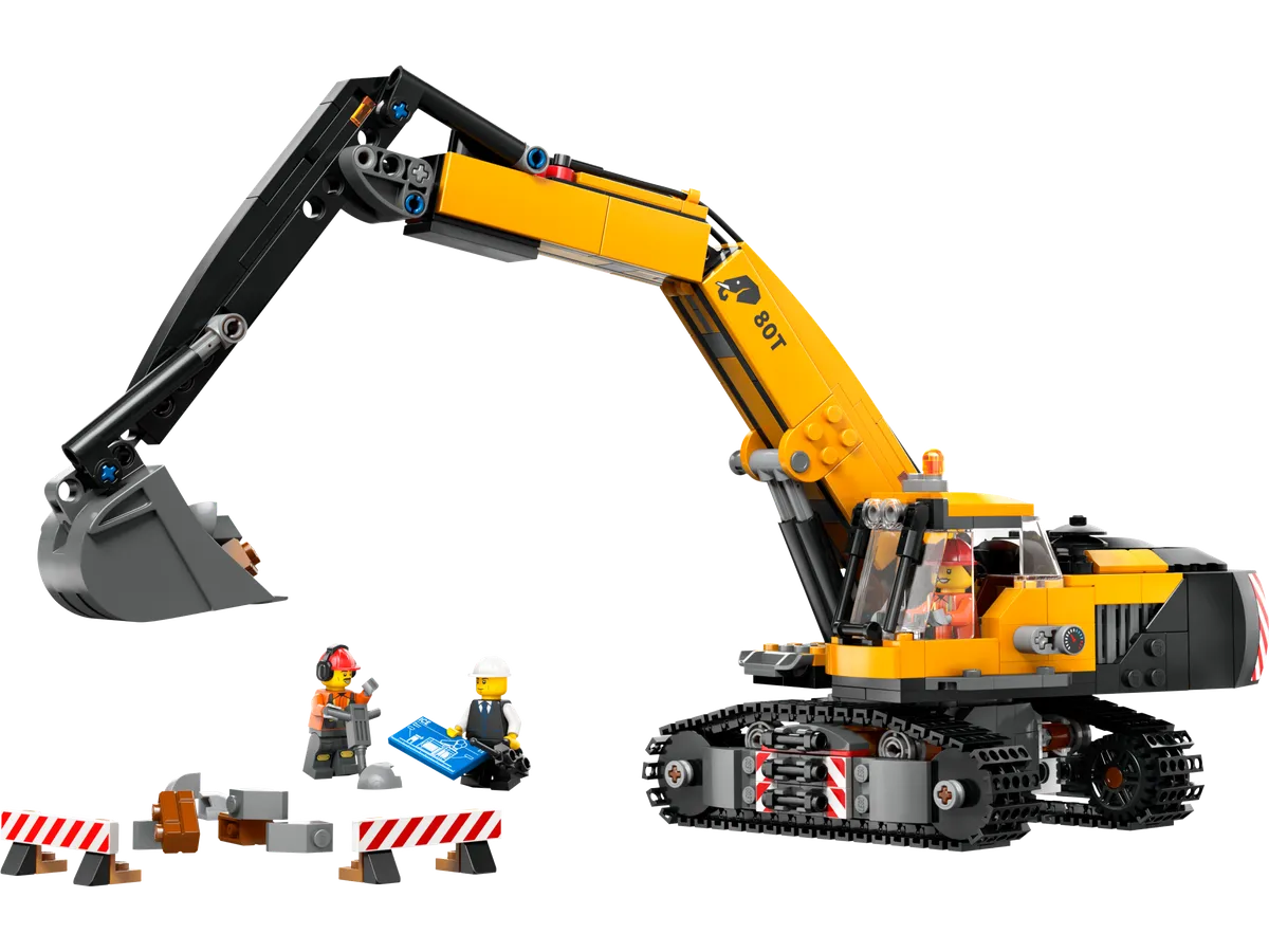 LEGO Yellow Construction Excavator (60420)