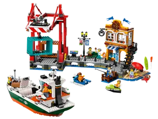 Seaside Harbor with Cargo Ship by LEGO – product photo 3 of 12