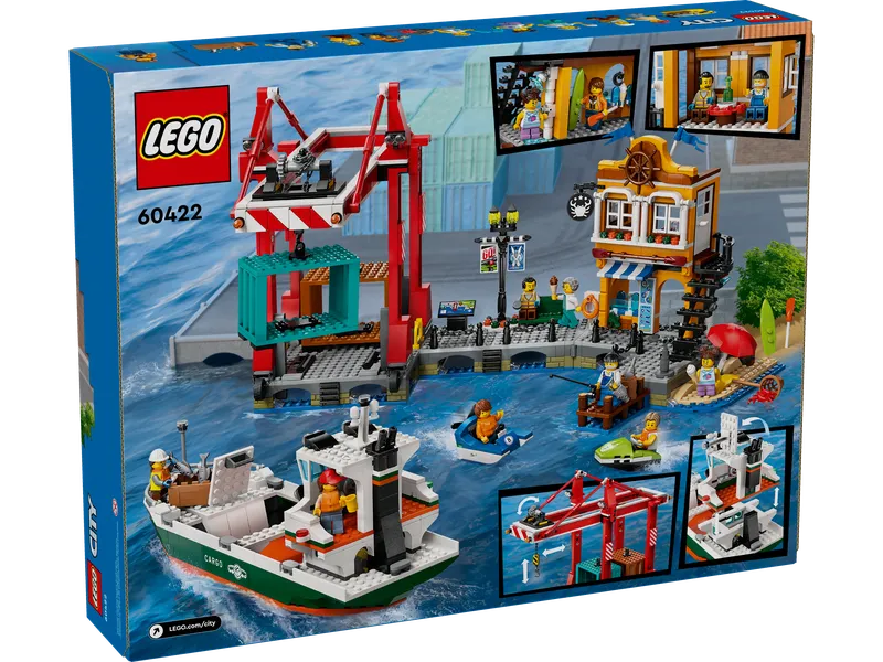 Seaside Harbor with Cargo Ship by LEGO – product photo 8 of 12