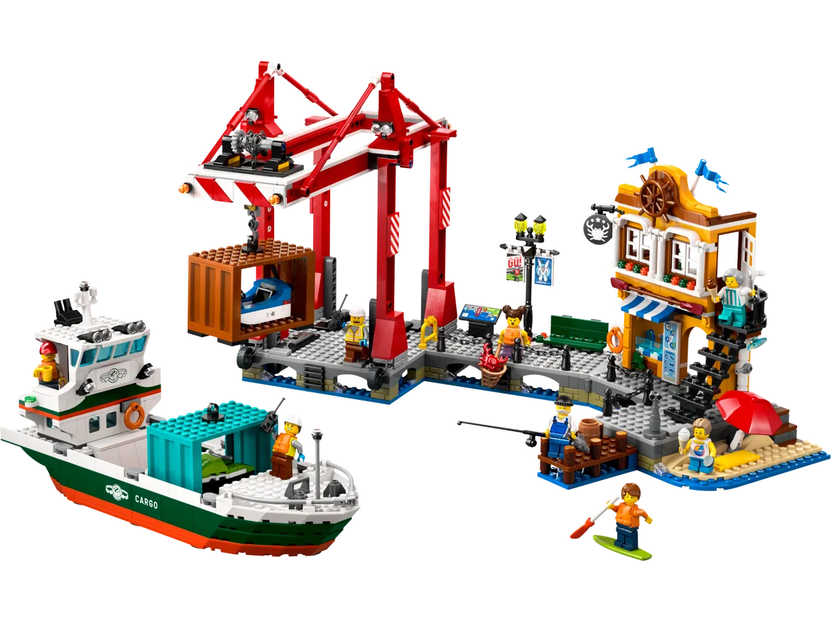 LEGO Seaside Harbor with Cargo Ship (60422)