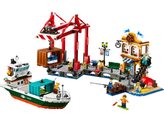 Seaside Harbor with Cargo Ship by LEGO – product photo 1 of 12