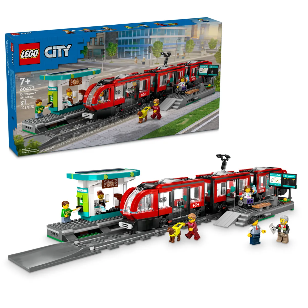 LEGO Downtown Streetcar and Station (60423) - Bild 6