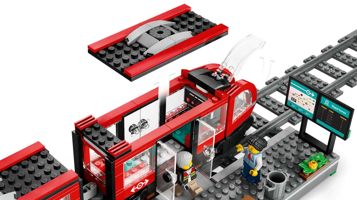 LEGO Downtown Streetcar and Station (60423) - Bild 2