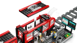 LEGO Downtown Streetcar and Station (60423) - afbeelding 4