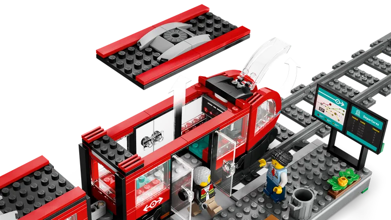 Stadstram en station van LEGO – productfoto 5 van 11