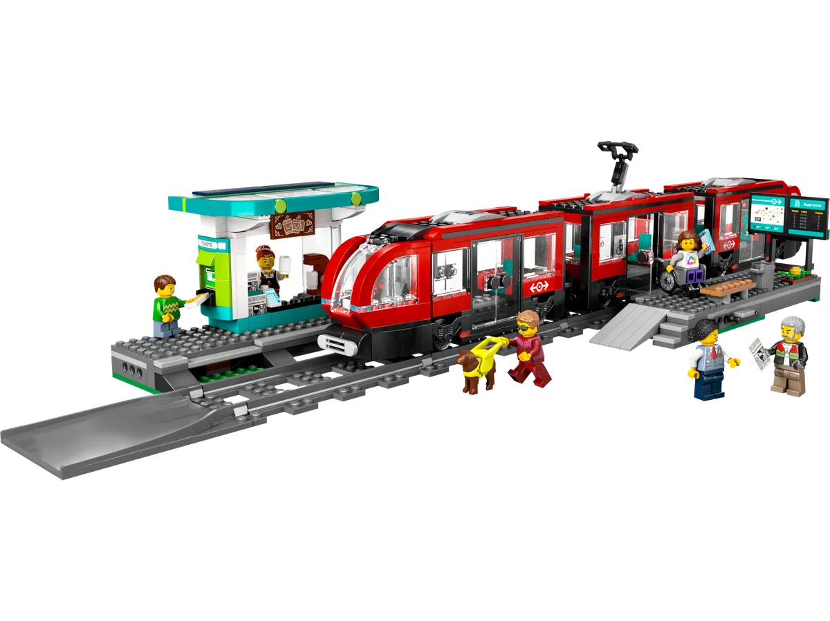 LEGO Downtown Streetcar and Station (60423)