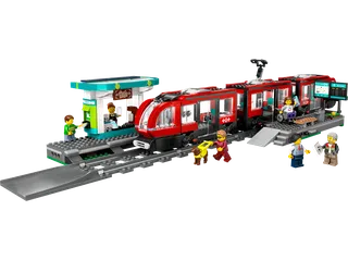 Stadstram en station van LEGO – productfoto 1 van 11