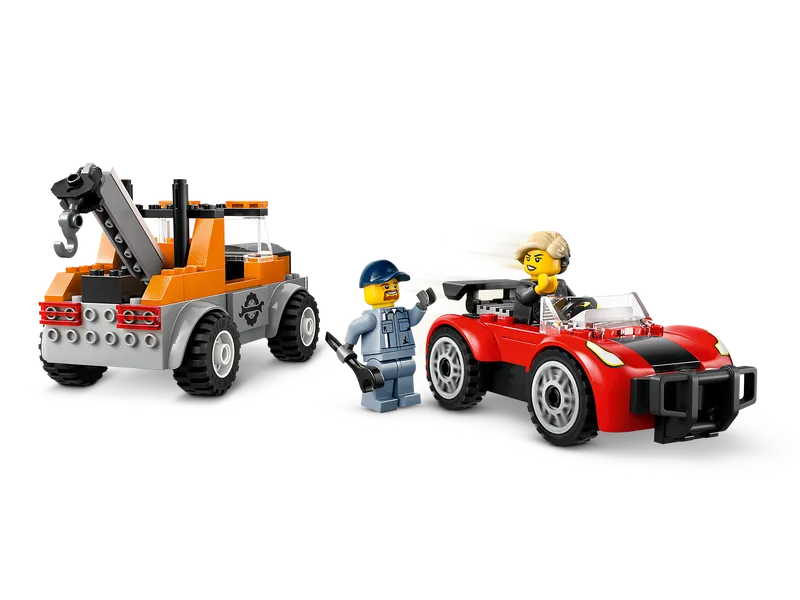 Sleepwagen en sportautoreparatie van LEGO – productfoto 2 van 9