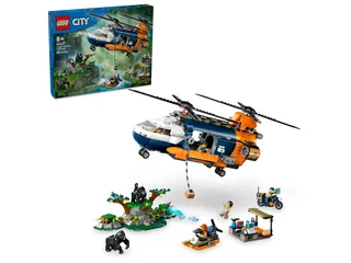 Jungleonderzoekers: helikopter bij de basis van LEGO – productfoto 11 van 12