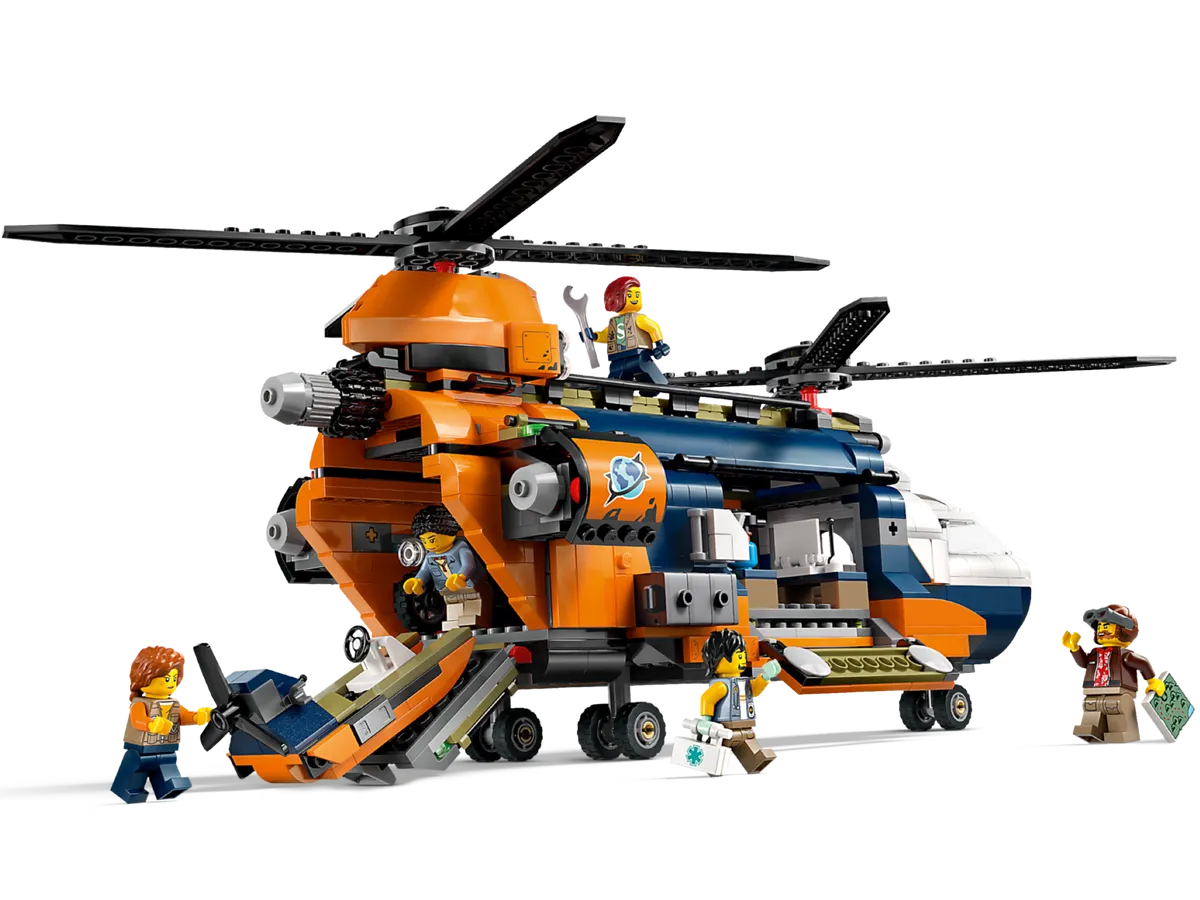 LEGO Jungle Explorer Helicopter at Base Camp (60437) - Bild 1