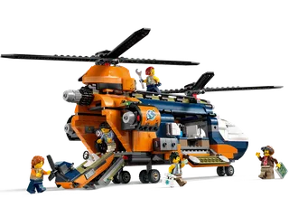 Jungleonderzoekers: helikopter bij de basis van LEGO – productfoto 2 van 12