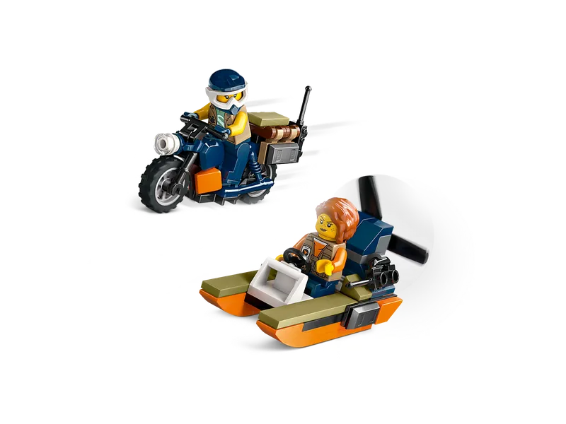 Jungleonderzoekers: helikopter bij de basis van LEGO – productfoto 5 van 12