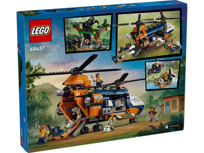 Jungleonderzoekers: helikopter bij de basis van LEGO – productfoto 12 van 12