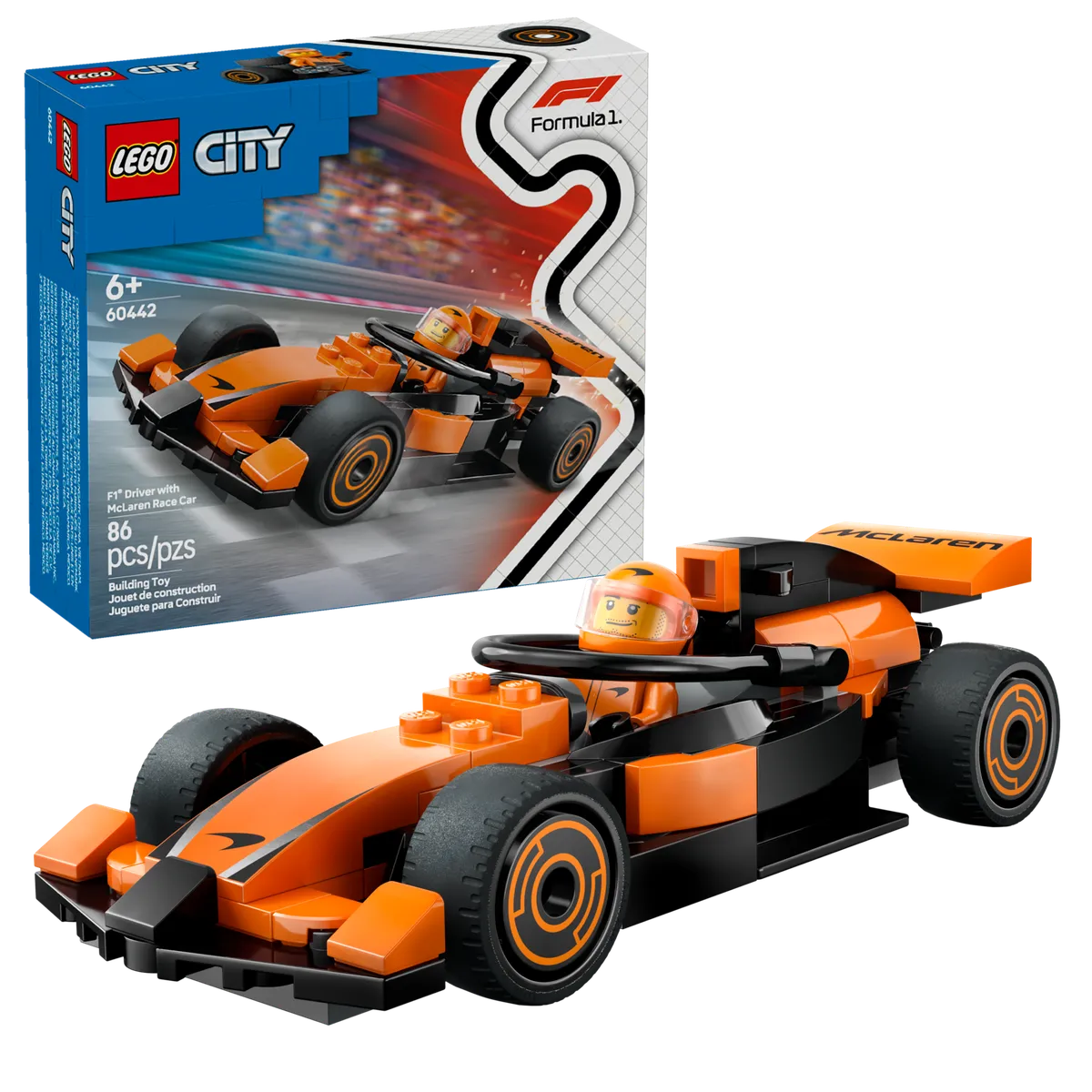 LEGO F1® Driver with McLaren Race Car (60442) - Bild 4