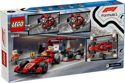 LEGO F1® Pit Stop & Pit Crew with Ferrari Car (60443) - afbeelding 9