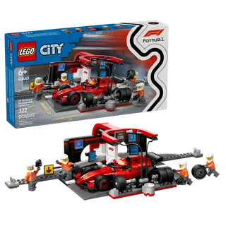 F1® Pit Stop & Pit Crew with Ferrari Car von LEGO – Produktfoto 2 von 10
