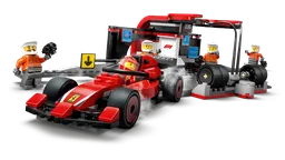 LEGO F1® Pit Stop & Pit Crew with Ferrari Car (60443) - afbeelding 2