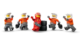 LEGO F1® Pit Stop & Pit Crew with Ferrari Car (60443) - afbeelding 5