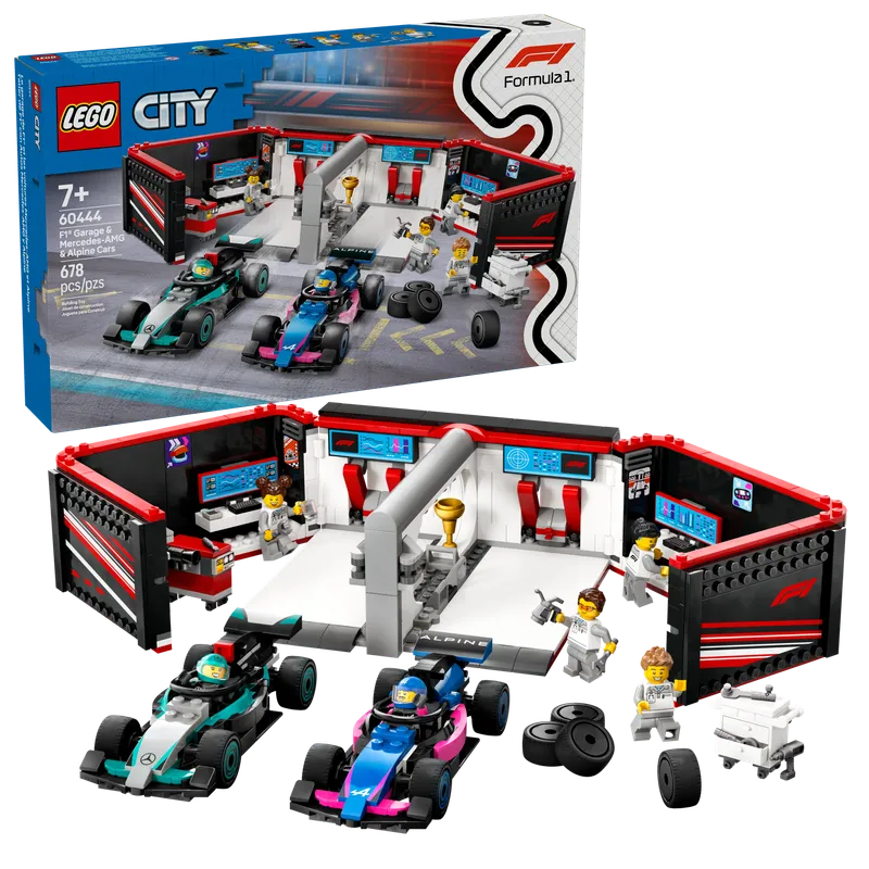 F1® Garage & Mercedes-AMG & Alpine Cars de LEGO – photo du produit 10 sur 11