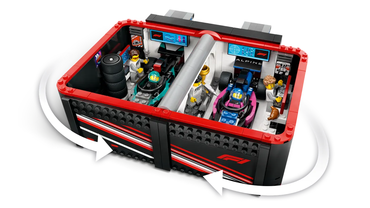 LEGO F1® Garage & Mercedes-AMG & Alpine Cars (60444) - Bild 2