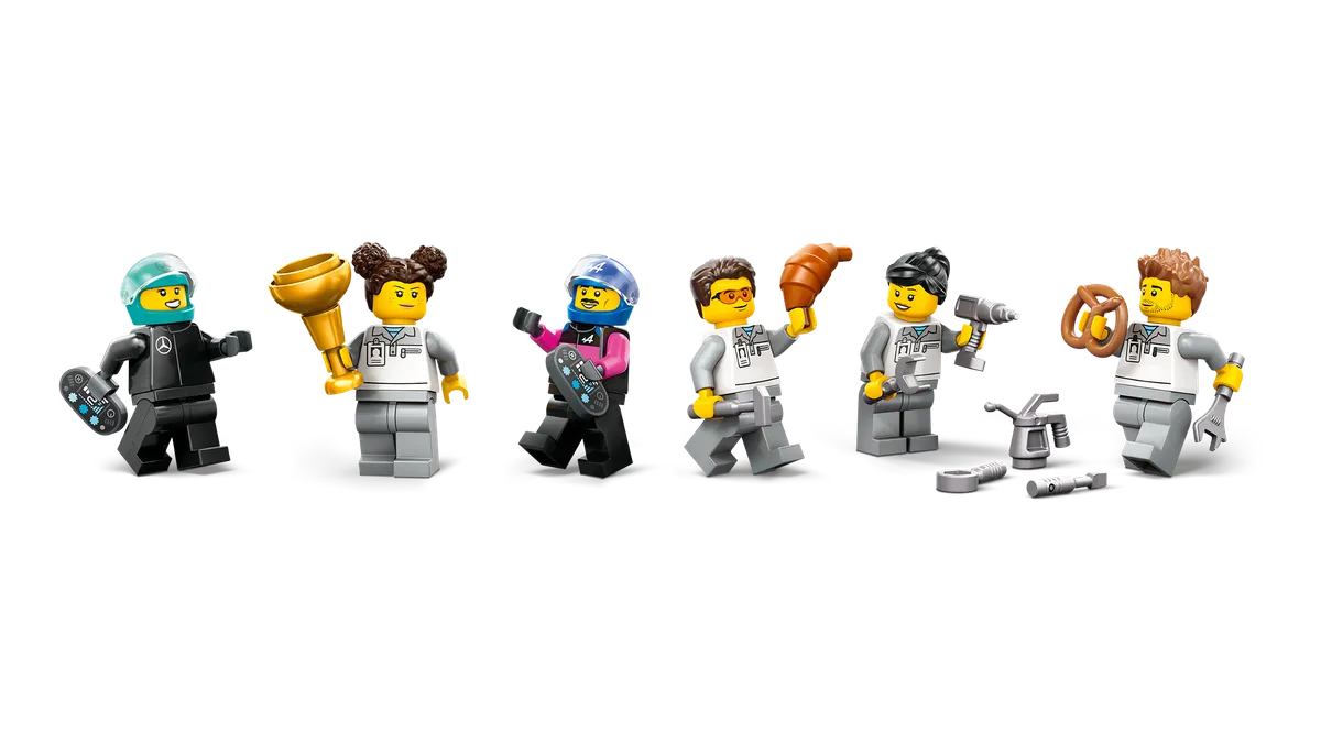 LEGO F1® Garage & Mercedes-AMG & Alpine Cars (60444) - Bild 3