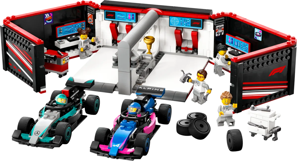 LEGO F1® Garage & Mercedes-AMG & Alpine Cars (60444) - Bild 4