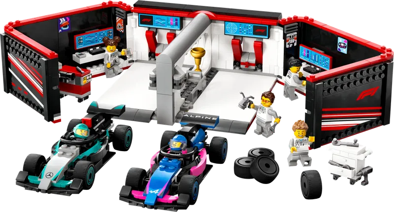 F1® Garage & Mercedes-AMG & Alpine Cars de LEGO – photo du produit 5 sur 11