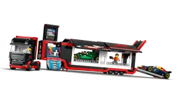 LEGO F1® Truck with RB20 & AMR24 F1® Cars (60445) - afbeelding 2