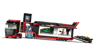 F1® truck met RB20 en AMR24 F1® auto's van LEGO – productfoto 3 van 12