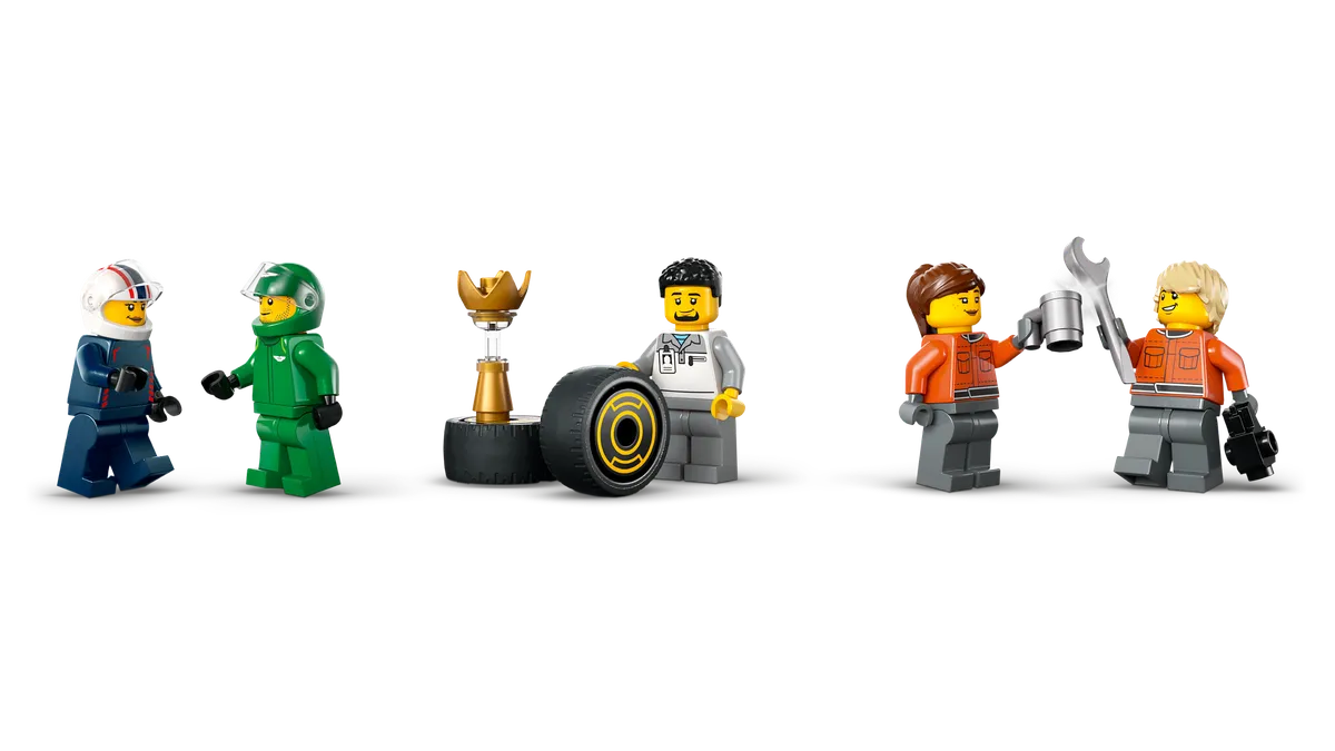 LEGO F1® Truck with RB20 & AMR24 F1® Cars (60445) - afbeelding 4