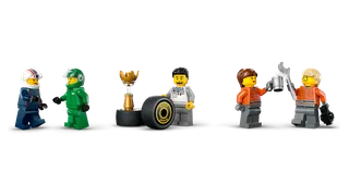 F1® truck met RB20 en AMR24 F1® auto's van LEGO – productfoto 7 van 12