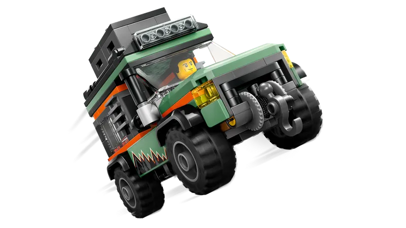 4x4 terreinwagen voor in de bergen van LEGO – productfoto 3 van 11
