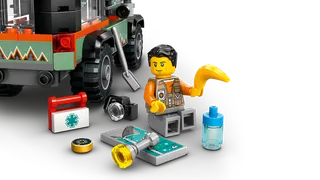 4x4 terreinwagen voor in de bergen van LEGO – productfoto 5 van 11