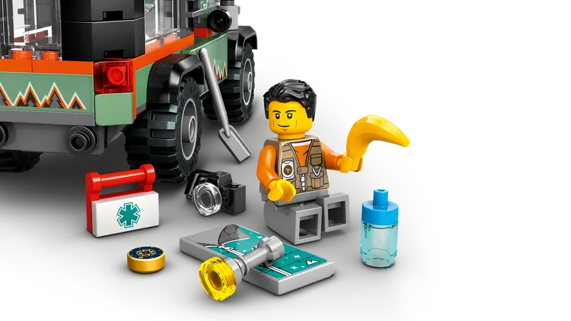 4x4 terreinwagen voor in de bergen van LEGO – productfoto 5 van 11