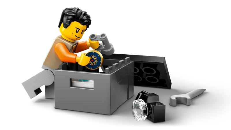 4x4 terreinwagen voor in de bergen van LEGO – productfoto 6 van 11
