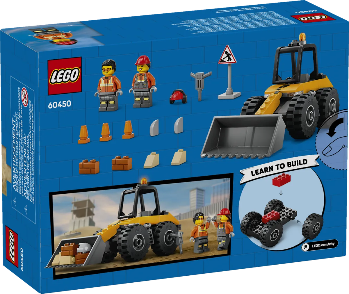LEGO Yellow Construction Wheel Loader (60450) - image 6