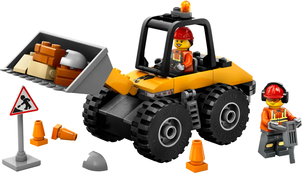 LEGO Yellow Construction Wheel Loader (60450) - image 1